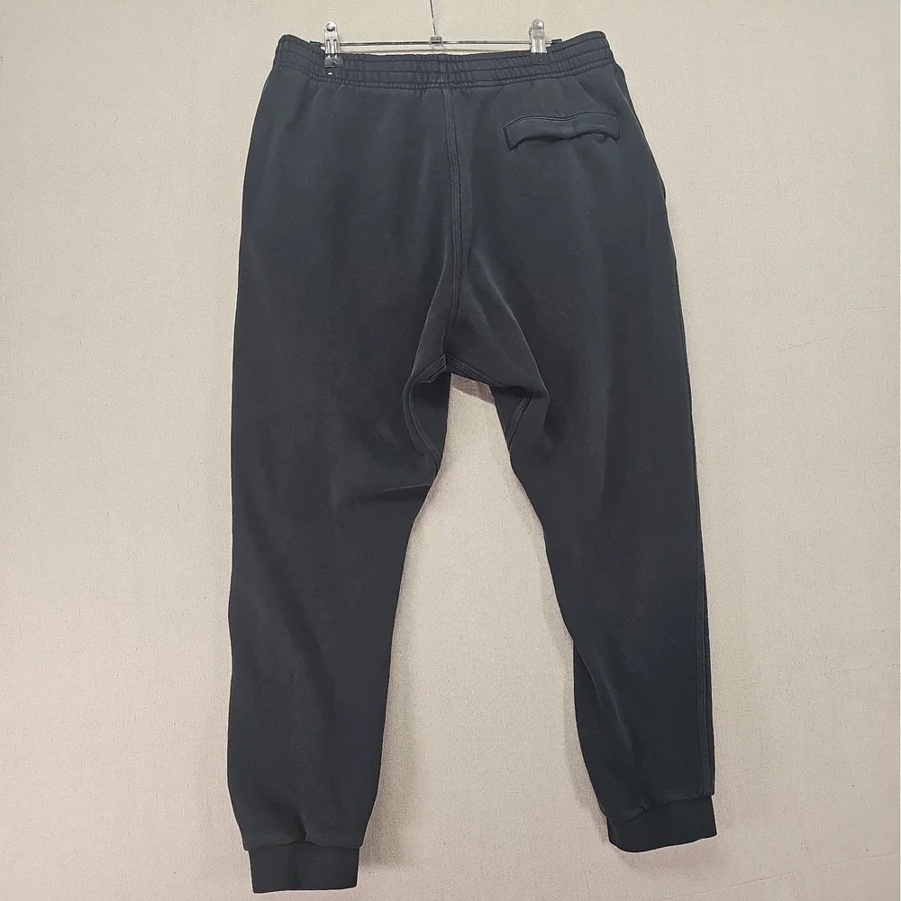 Nike Mens Large Sportswear Club Fleece Joggers Black Taper Sweatpants 826431-010